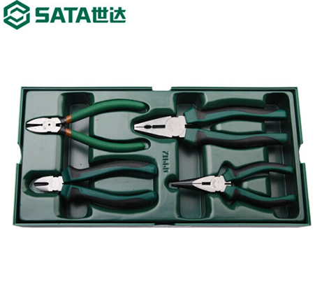 五金工具4件套裝鋼絲鉗8寸尖嘴鉗6寸水口鉗斜嘴鉗