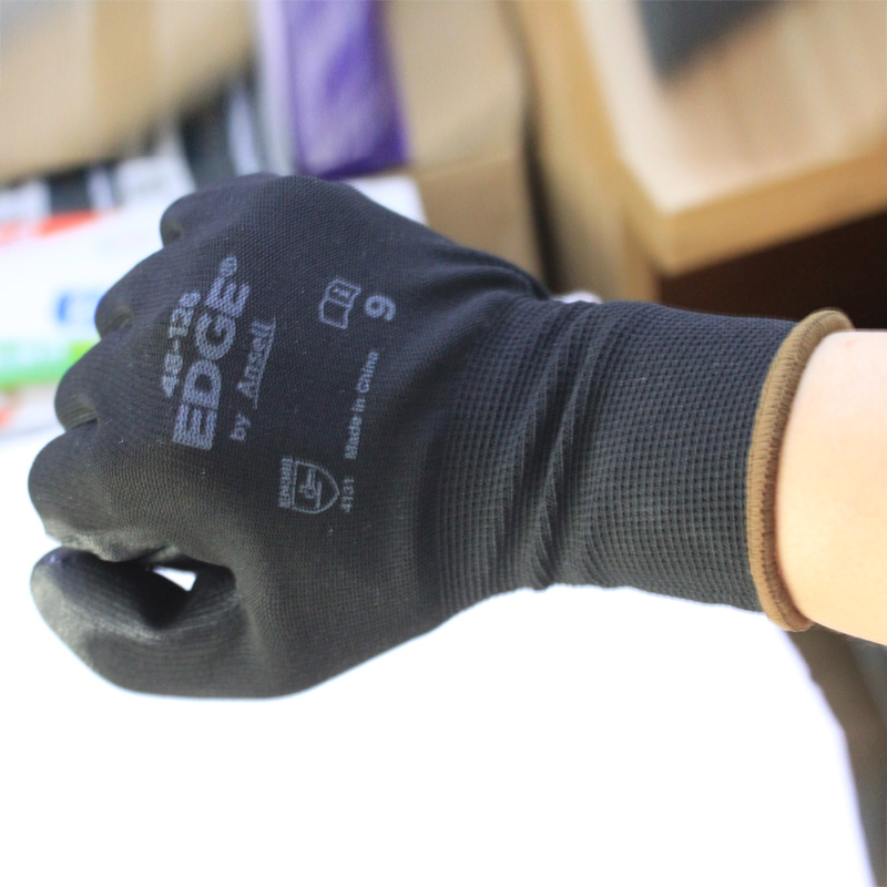 安思爾PU勞保耐磨手套(圖1)