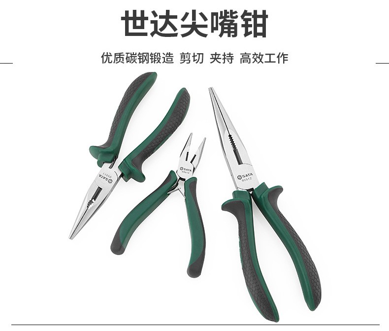 多功能尖嘴鉗電工鉗子尖頭鉗(圖1)