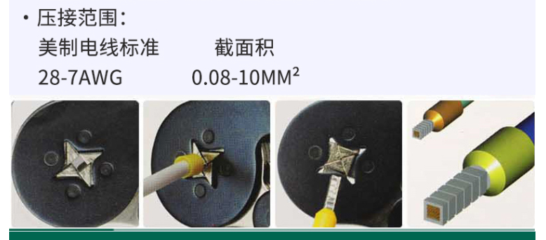 排線壓線鉗歐式端子壓接鉗端子鉗冷壓鉗接線鉗子7寸(圖3)
